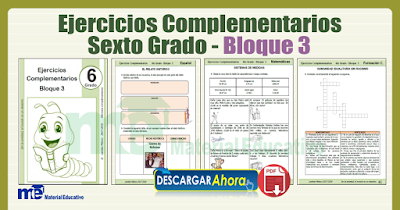 Ejercicios Complementarios Sexto Grado - Bloque 3