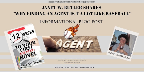 Janet W. Butler Shares Why Finding an Agent Is t a Lot Like Baseball