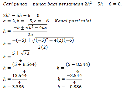 Add Math dan Anda !!: Bab 2 : Persamaan Kuadratik