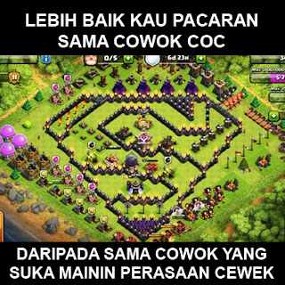 meme clash of clans kocak