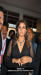 Raveena Tandon in transparent dress