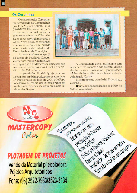 PROGRAMAÇÃO DAS FESTIVIDADES DE N. SRA. DAS GRAÇAS - 2005 - PAG 48