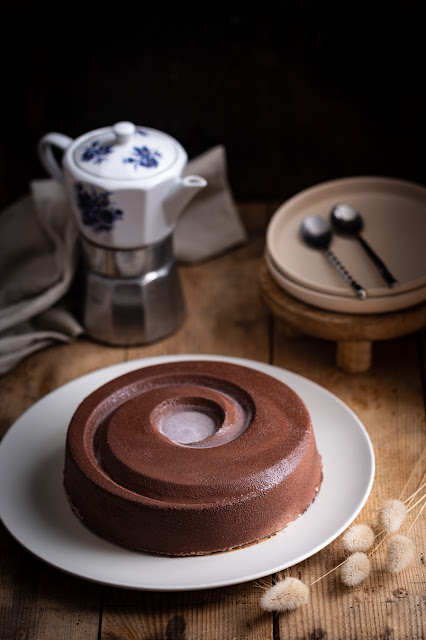 Gâteau au chocolat au lait caramel croustillant