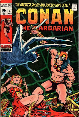 Conan the Barbarian #4, Barry Windsor Smith, giant spider