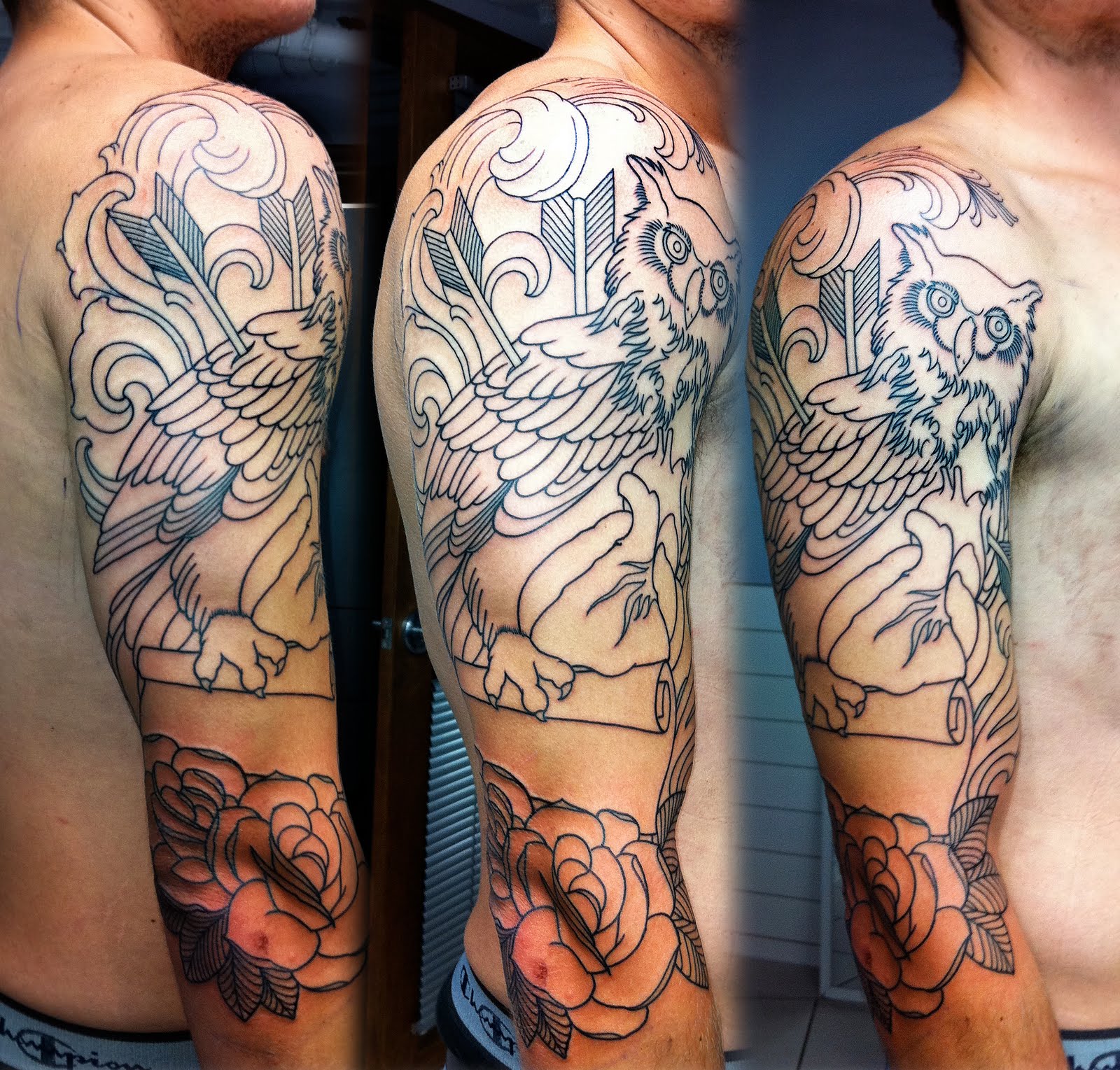 cover up sleeve tattoo