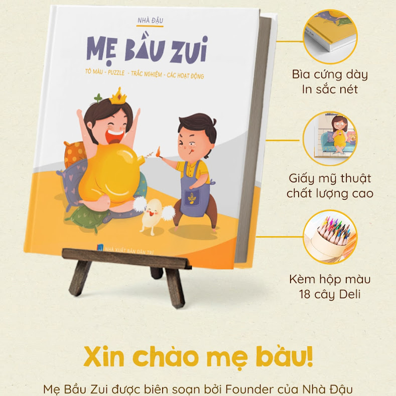 [A116] Mua sách tô màu cho Bà Bầu làm quà tặng