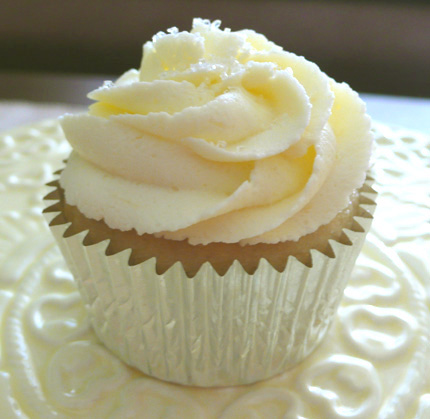 Homemade Vanilla Cupcake