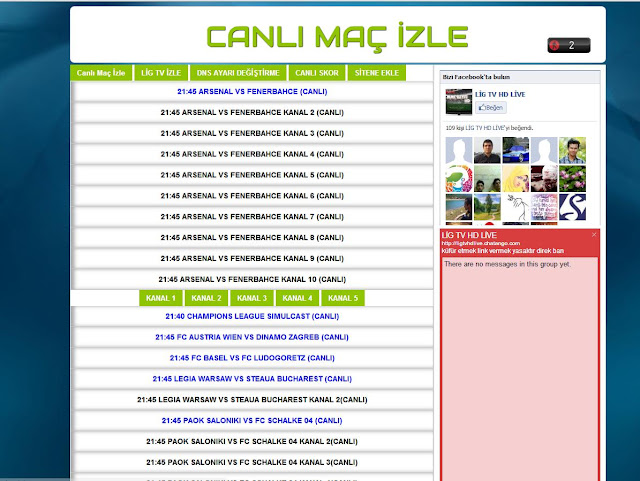 Canlı Maç İzleme Teması