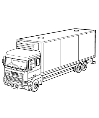 trucks coloring pages