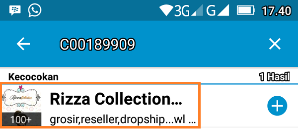 Grup BBM Channel Rizza Collection