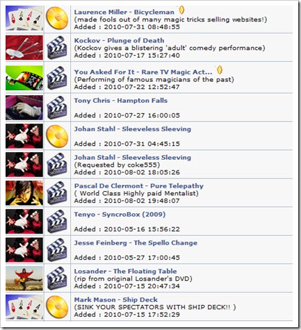 MagicTorrents Index