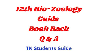 12th Bio Zoology Guide Chapter 1 Book Back Question and Answers