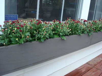 fence picket window boxes