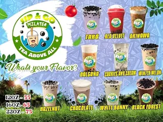 milk shake flavors menu list