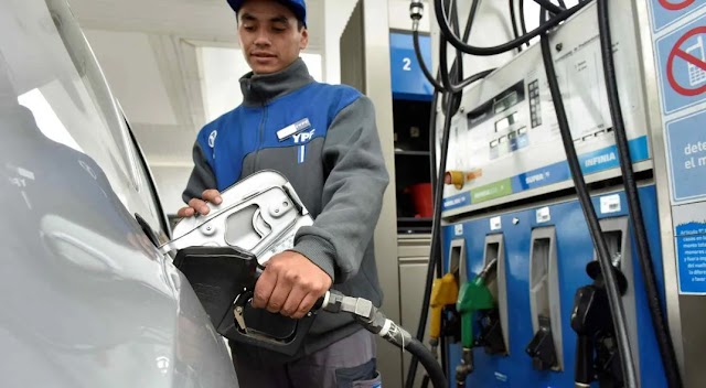 YPF aumento el combustible un 4,5%