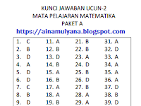 Kunci Jawaban Spm Matematika Smp 2017