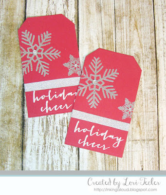 Holiday Cheer tags-designed by Lori Tecler/Inking Aloud-stamps from Concord & 9th