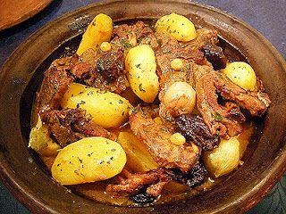 Tajine à l'agneau et pommes de terre