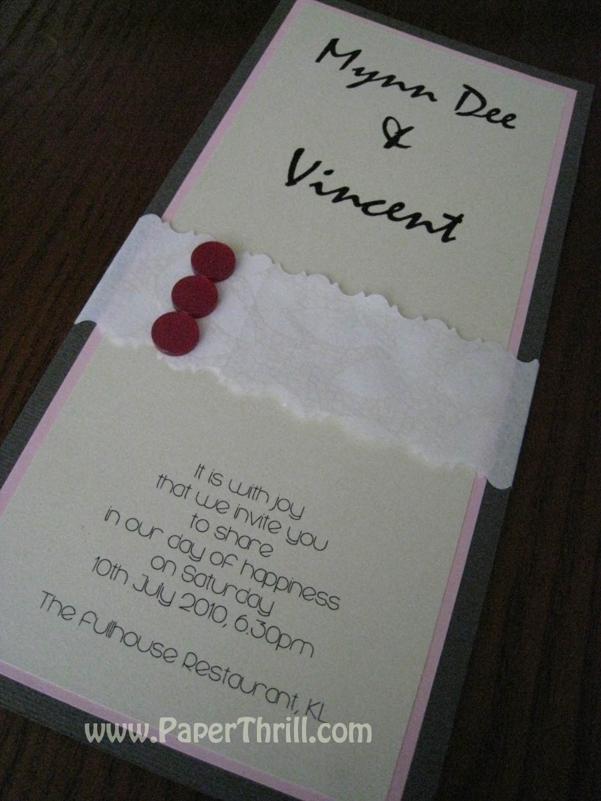 Opposite attracts wedding card | Malaysia wedding invitations ...