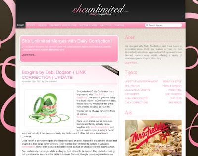 She Unlimited, Excellent Blog Designs