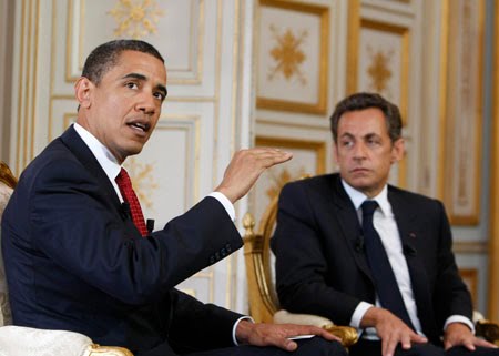 Obama+and+Sarkozy Ternyata USA dan Prancis Juga Muak Dengan ISRAEL