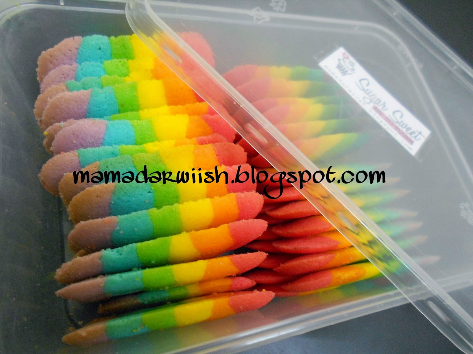 BLOG: Resepi Biskut Lidah KucingRainbow Cookies Paling 