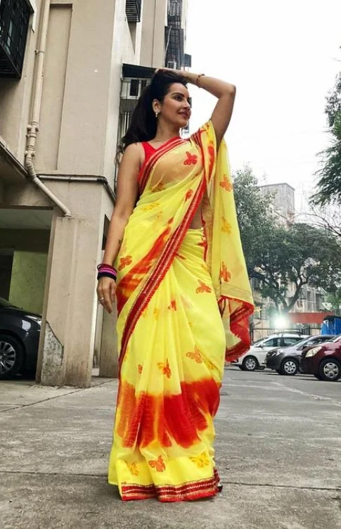 Geetanjali Mishra saree hot Indian tv actress