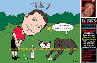 Order Funny Golfer 40th Birthday Sign-In Boards