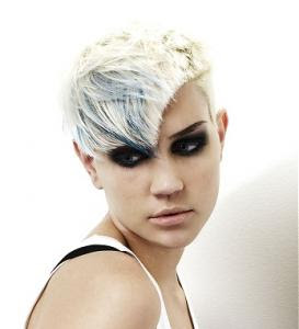 Asymmetric Short Punk Girl Hairstyle