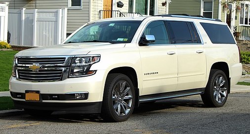 Among the biggest cars in the world is Chevrolet suburban.