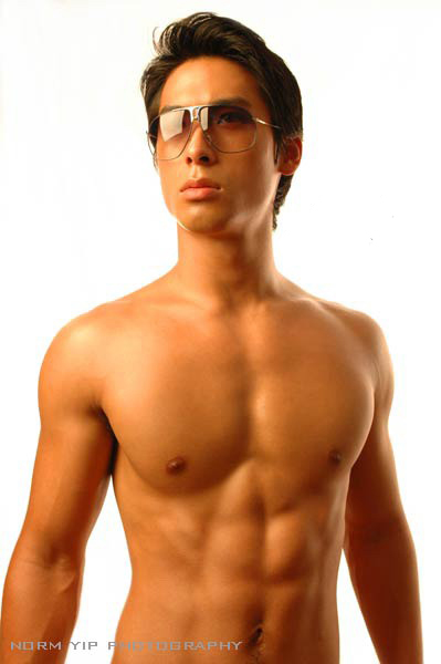 Asian Shirtless Model Cesar Chang