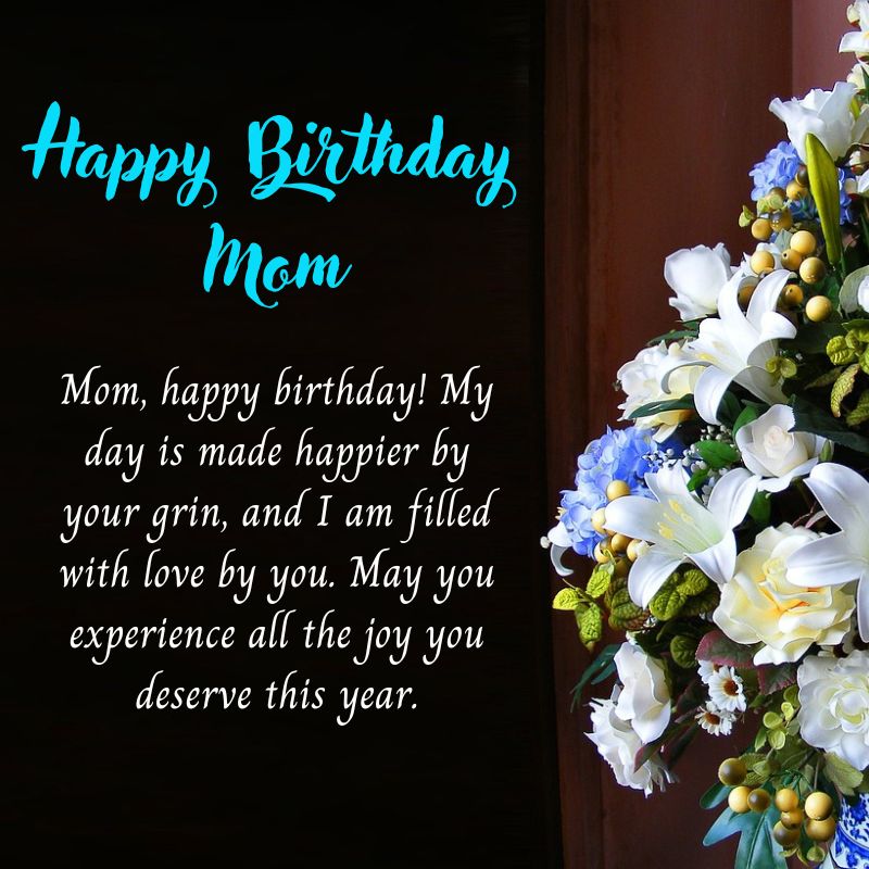 Heartfelt Happy Birthday Mom Images with Wishes and Quotes From Daughter