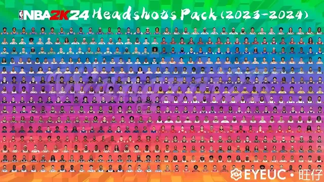 NB 2K24 Latest Transactions 2023-2024 Headshots Pack