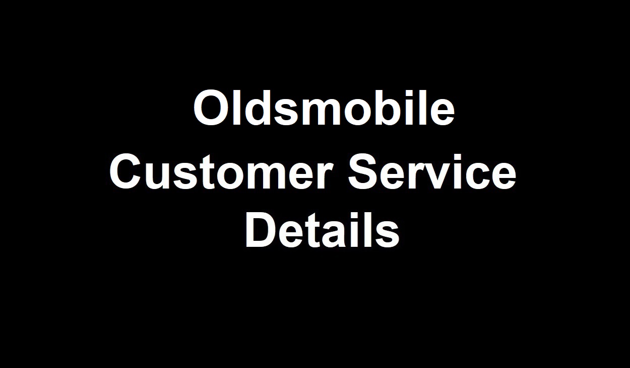 Oldsmobile  Roadside Assistance Number