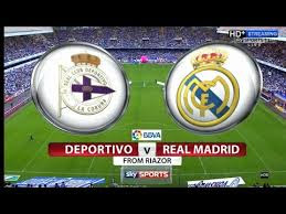   Real Madrid CF VS Deportivo La Coruna, Idman Azerbaycan, Varzish Sport HD, AzerSpace , Maiwand tv,Lemar TV HD, Arezu TV, Tolo TV HD, Tolo TV HD, Sony Six, Sony Six HD, KTRK Sport, Eutelsat , 