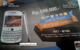 Harga ponsel IMO M180