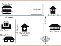 Denah Lokasi Rumah Ke Sekolah