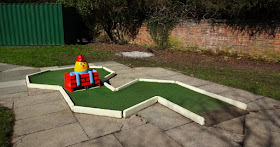 Crazy Golf course at Haigh Woodland Park in Wigan