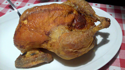 Pollo ripieno cotto nel forno a legna - ricetta sarda - tutorial 1