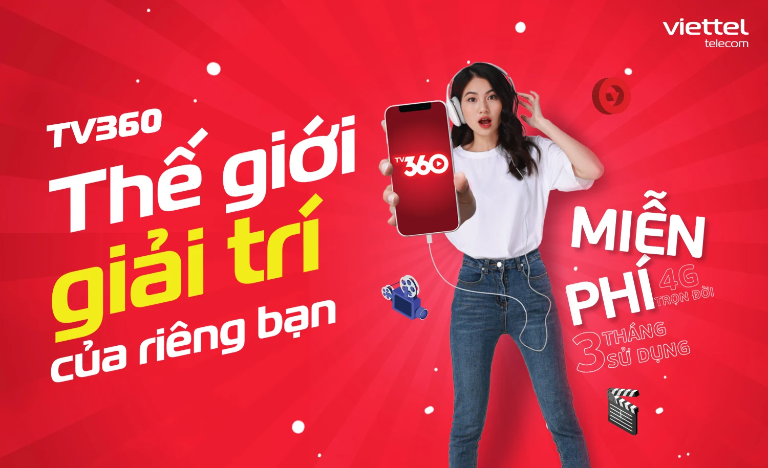 Dịch vụ Truyền hình TV360 sử dụng app TV360