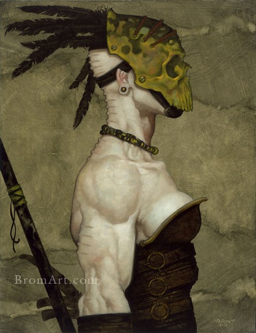 Gerald Brom ilustrações fantasia sombria macabra gótica