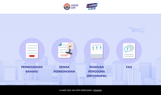 Tutorial Isi Borang Permohonan & Semak Status Pengeluaran i-Lestari KWSP secara online