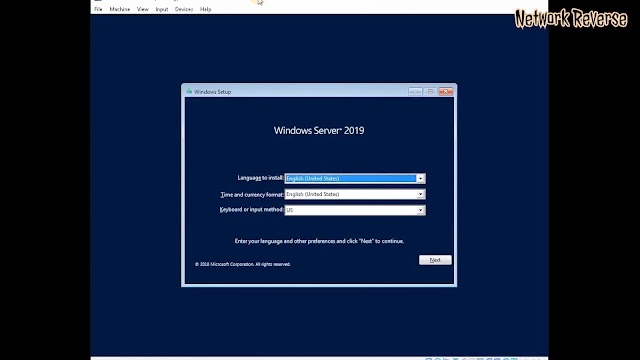 How to install Microsoft Windows Server 2019 on VirtualBox 6.0