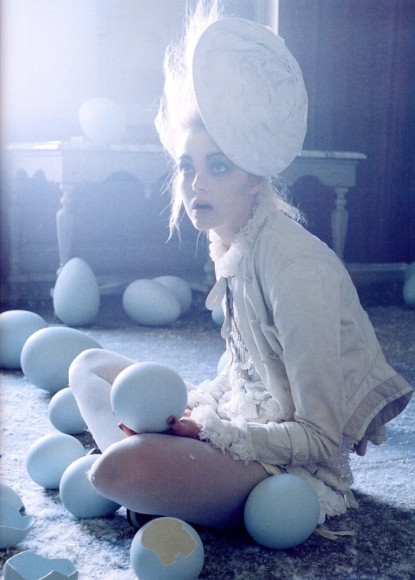 the snow queen tim walker caroline trentini vogue uk march 2009