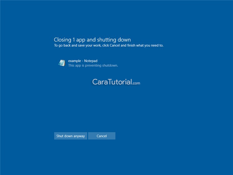 Cara Mengaktifkan AutoEndTasks saat Restart, Shut down, atau Sign out di Windows 10