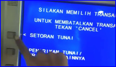 Uang Tertelan di ATM Setor Tunai