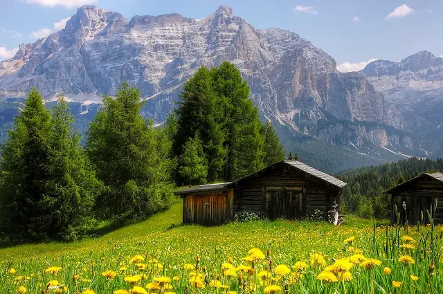 Tipico paesaggio alto atesino