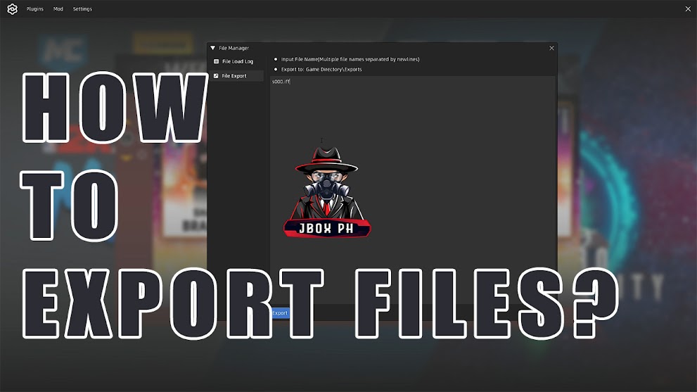 How to export files using Hook by Looyh | NBA 2K22