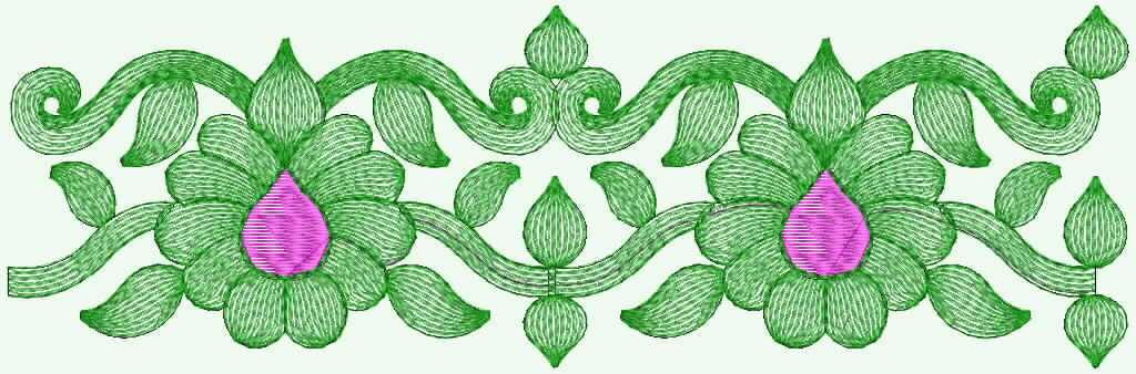 vert sarcelle bordure brodée de dentelle designer pour la saison des mariages