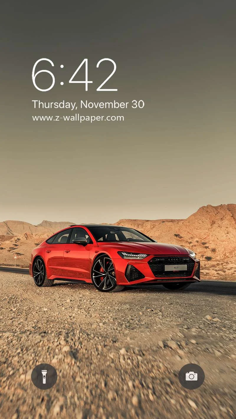 Z-Wallpaper | Audi RS7 Red Car Mobile Phone Wallpapers